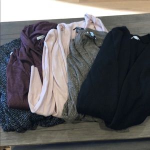 Bundle of cardigans mix size small and medium